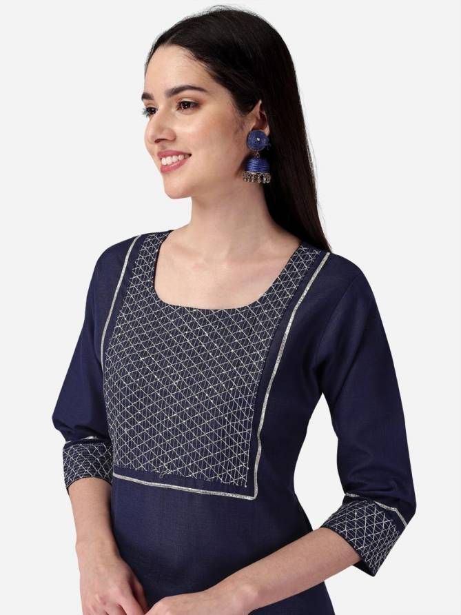 Channel 9 Series 121 To 125 Wholesale Cotton Kurti With Bottom